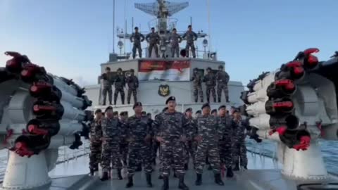 Indonesia's maritime territory is included in the sovereign territory guarded by the navy