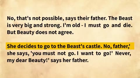 "Learn English through Story Level 1 _ The Beauty and the Beast - English Story with Subtitles"