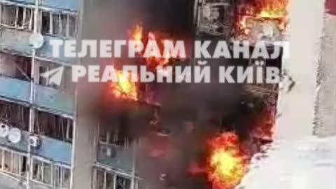 Kiev traditionally shot down a residential high-rise building