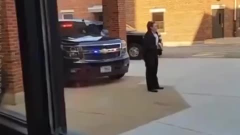 Donald Trump arrives at Hospital after getting shot