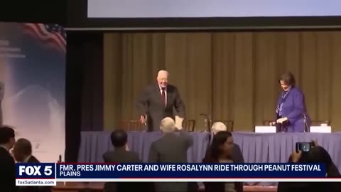 Jimmy and Rosalynn Carter spotted at Plains Peanut Festival | FOX 5 News