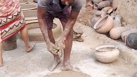 Amazing Primitive Skills of Village Potter