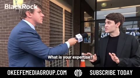 BlackRock Recruiter FREAKS OUT After He's Confronted By James O’Keefe