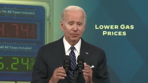 Biden sets the gas prices straight.