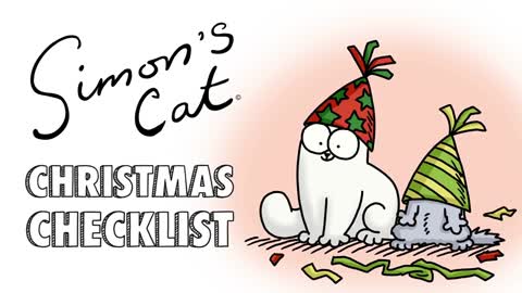 Simon's Cat Christmas Checklist