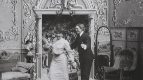 The Messenger Boy's Mistake (1903 Original Black & White Film)