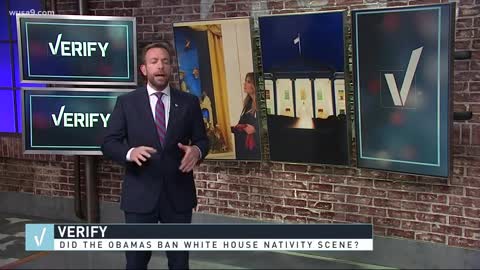 VERIFY Did the Obamas ban White House Nativity scene