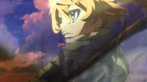 Sega Plaza Tanya the Evil 60cm x 120cm prize towel type 1