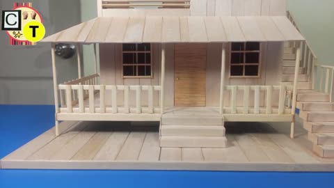 Build a Popsicle House Villa