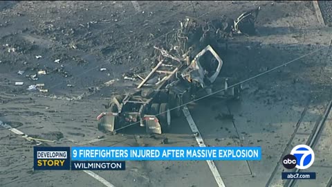 Los Angles A New video shows Wilmington truck explosion