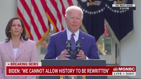 Biden Gets Tongue Tied Inviting Pelosi to the Podium