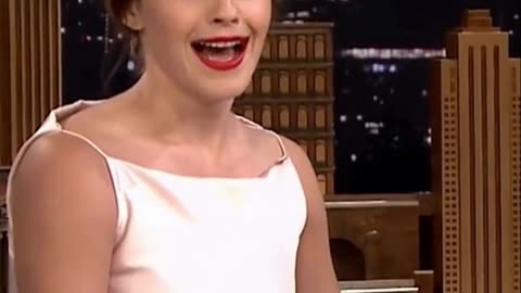 Emma Watson at jimmy show