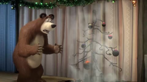 Masha and the Bear - One, two, three! The Christmas tree is burning!🎄🎅