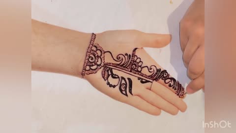 Simple mehndi design / fronthand mehndi