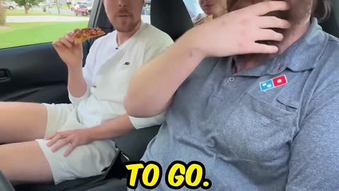 Car tip for pizza delivery boy