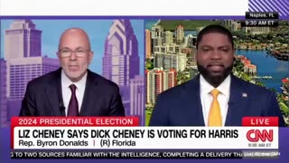 WATCH: Byron Donalds Destroys Dick Cheney Live on CNN Over Kamala Endorsement