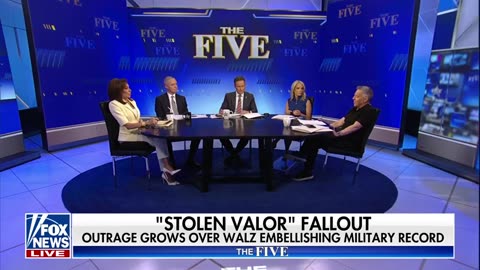 ‘The Five’ reacts to new twist in Tim Walz ‘stolen valor’ controversy