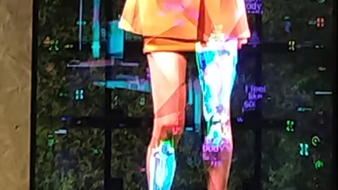 5 Mt Hologram Singing girl