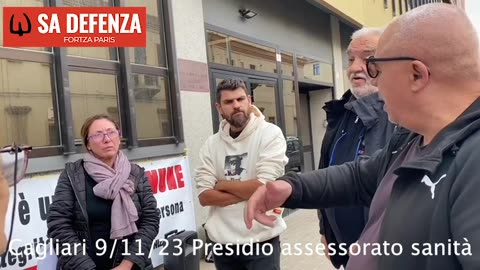 Cagliari presidio-incontro società civile e assessorato sanità