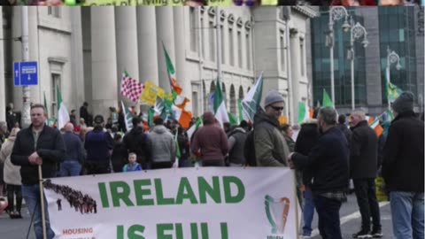 Major Working-Class #Protest Erupts in #Dublin Over #Immigration Concerns🇮🇪 #Ireland #sovereignty