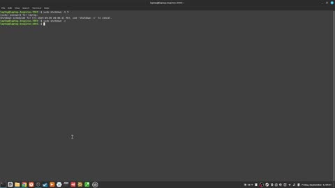 296_how to "schedule a shutdown" with the "shutdown" command