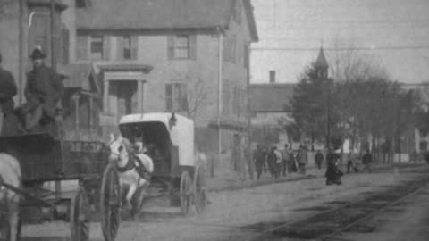 Pawtucket Fire Department (1903 Original Black & White Film)