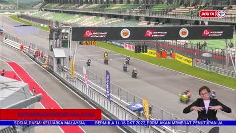 14 OKT 2022 BERITA PERDANA - KEJUARAAN MOTOGP MALAYSIA: SIC SASAR KEHADIRAN 170,000 PENONTON