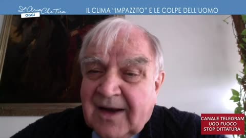 Video integrale, mentre LA7 lo ha tagliato: <<Riscaldamento climatico causato dagli esseri umani? È una BUFALA!>>