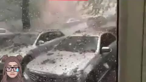 Raining stones in romania 😮 😭 😢