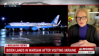 MSNBC Host, Guest, Say Biden Braver Than Trump After Ukraine Trip