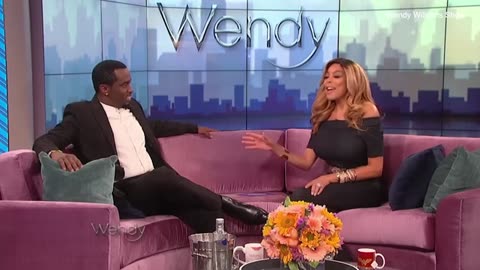 Wendy Williams caught off guard after Diddy mentions her teen son