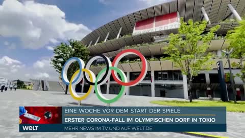 OLYMPISCHE SOMMERSPIELE IN TOKIO_ Erster CORONA-Fall im Athletendorf