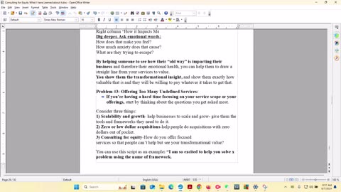 Consulting for Equity- Lesson 11: Overcoming Common Objections and Obstacles