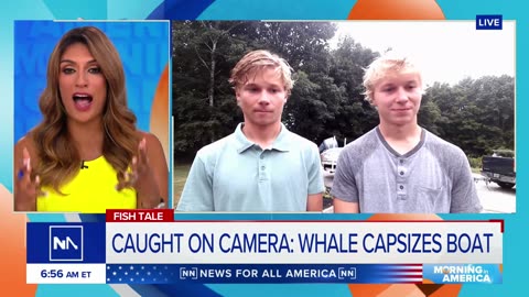 Teen brothers save fishermen after whale capsizes boat | Morning in America