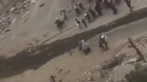 Israeli army guns down Palestinian civilians raising hands with a white flag as they flee homes