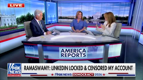 Fox News Guest Hits LinkedIn Over Ramaswamy Suspension