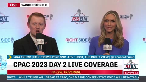 FULL INTERVIEW - Lara Trump - CPAC Washington D.C. - Day Two - 3/3/2023