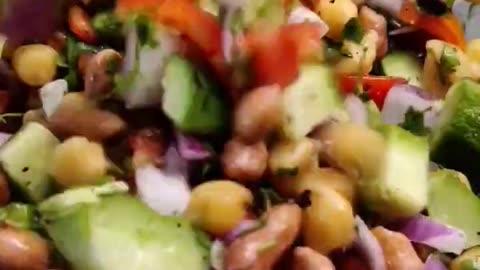 Protein salad recipe 😋 healthy protein salad 🥗