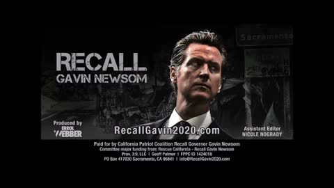 100 Reasons To Recall Gavin Newsom