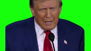 “Eating the Dogs” Donald Trump | Green Screen