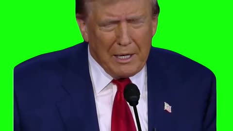 “Eating the Dogs” Donald Trump | Green Screen