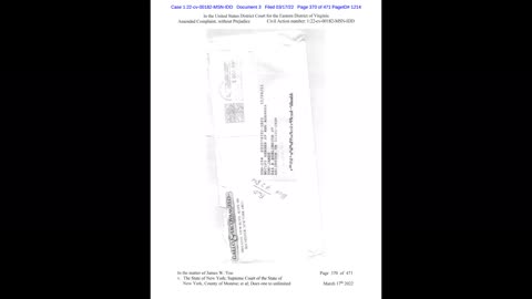 JamesYoo47 - 2022 JYoo v NY et al. Exhbt 2/2; USD Ct. EDVA failed 2 file Judgement; Defs fail 2JOIN