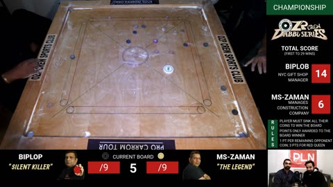 Pro League Network: Pro Carrom Tour - OZP Crew Dabbu Series - Final