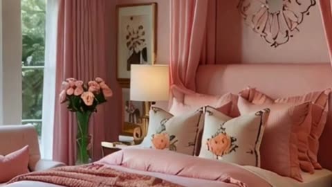 Pretty in Pink Bedroom Makeover | Elegant and Trendy Pink Decor Ideas