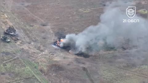 Multiple Tanks Destroyed During Failed Attack Near Pokrovsky