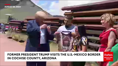 BREAKING NEWS: Trump Visits The U.S.- Mexico Border