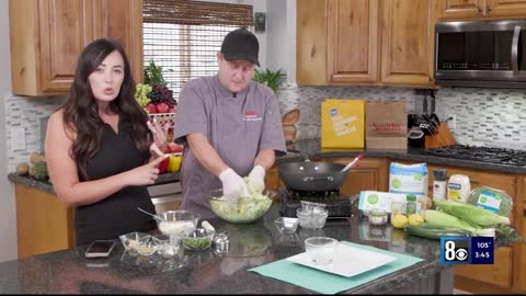 Zucchini corn fritters with basil aoli with Smith's Food & Drug