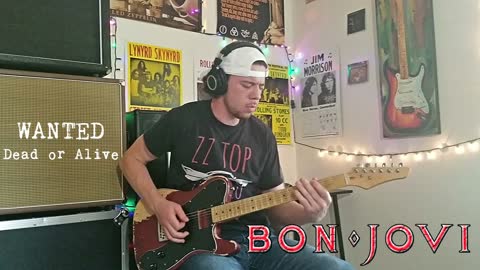 Bon Jovi Guitar Solo | Wanted Dead or Alive