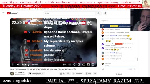 Jakie są to relacje międzyludzkie...???... ponad dwie godziny - Sami oceńcie 👮🏻 - 31.10.2023 rok