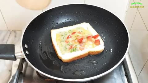 Omelette in bread recipe